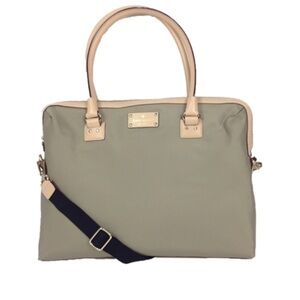 Kate Spade Kennedy Park Nylon Calista Laptop Bag, Ash